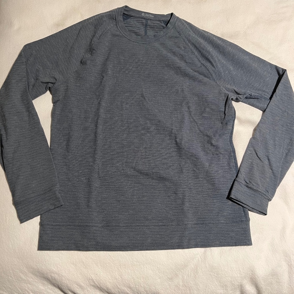Lululemon Long Sleeve Knit Shirt - Men's Large - Blue